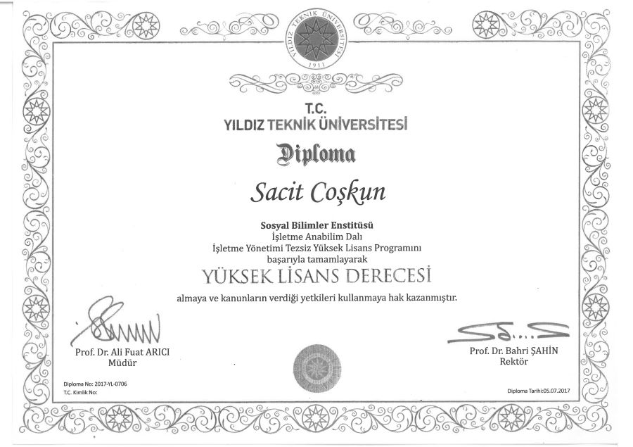 Certificates